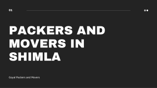 Get The Best Packers And Movers In Shimla From Goyal