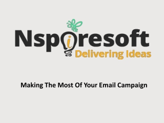 Making The Most Of Your Email Campaign