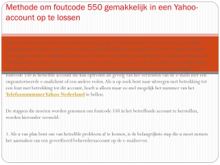 Yahoo Klantenservice telefoonnummer zoek de beste online serviceprovider bij u in de buurt