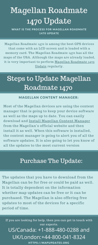 What Is The Process For Magellan Roadmate 1470 Update