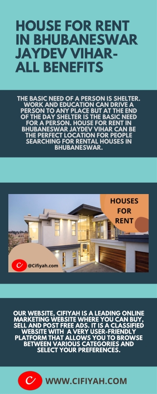 House for rent in Bhubaneswar jaydev vihar-All benefits