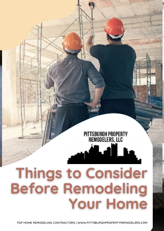 Things to Consider Before Remodeling Your Home