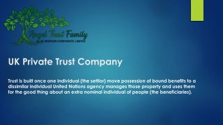 UK private trust company