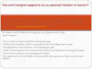 Instagram Klantenservice haal hier uw online serviceprovider