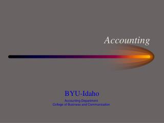 Accounting