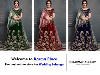 Wedding Lehenga | Designer Lehenga Choli Online - KarmaPlace