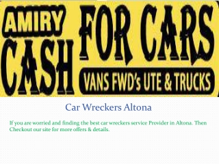 Car Wreckers Altona