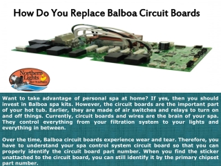 How Do You Replace Balboa Circuit Boards?