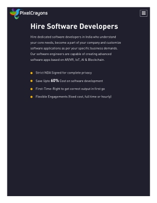 Hire Software Developers in India: Flexible Engagements