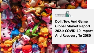 2021 Doll Toy And Game Market Size, Growth, Drivers, Trends And Forecast