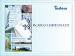 INDOCO REMEDIES LTD