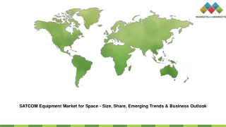 SATCOM Equipment Market for Space - Size, Share, Emerging Trends & Business Outlook
