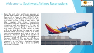 Southwest Airlines Flights Tickets