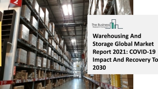 Warehousing And Storage Market Analysis, Revenue And Competitive Strategies