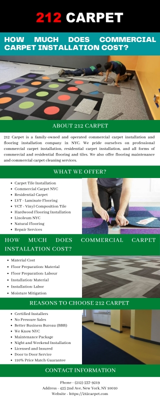 How Much Does Commercial Carpet Installation Cost?