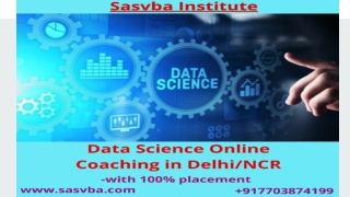 Data Science Online Course in Delhi/NCR