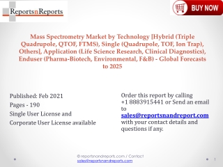 Mass Spectrometry Market by Technology [Hybrid (Triple Quadrupole, QTOF, FTMS), Single (Quadrupole, TOF, Ion Trap)