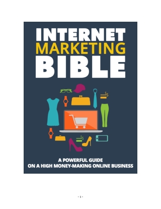 The Internet Marketing Bible