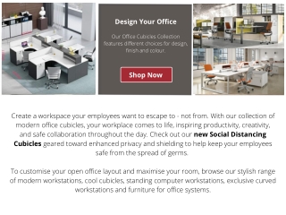 Modern Office Cubicles For Your Workspace