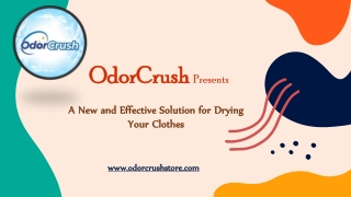 A New and Effective Solution for Drying Your Clothes