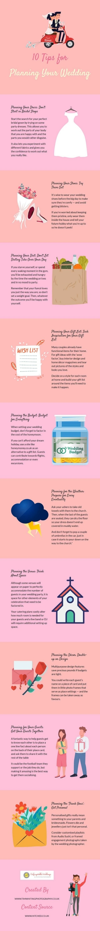 10 Tips for Planning Your Wedding