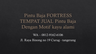 WA 0812-9162-6106 Harga Pintu Rumah Minimalis Terbaru