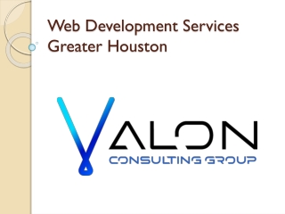 Web Development Services Greater Houston