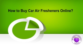 How to Buy Car Air Fresheners Online?
