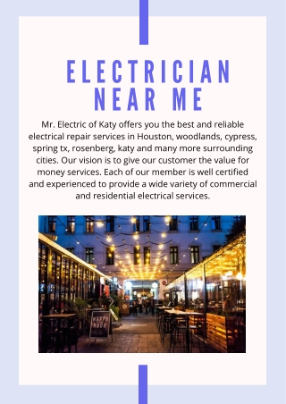 Looking For Electrician Near Me?