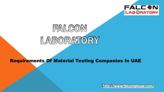 Requirements Of Material Testing Companies In UAE
