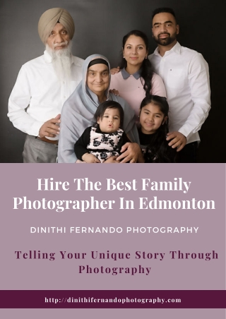 Telling Your Unique Story Through Photography