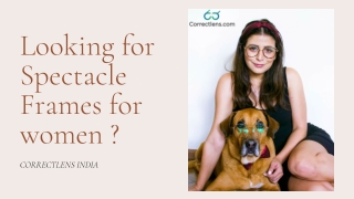 Get Your Branded Spectacle Frames for Women From Correctlens