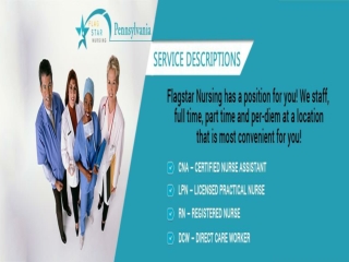 TIPS FOR FINDING THE FIRST NURSING ASSISTANT JOBS IN PENNSYLVANIA (flagstar nursing | flagstar | flagstar staffing agenc