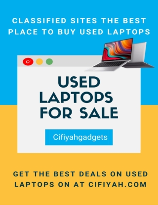 Why most people will never buy used laptops?