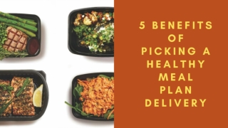 5 Benefits Of Picking A Healthy Meal Plan Delivery