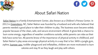 Best Kids Birthday Party Places, Indoor Birthday Party Places for Kids - Safari Nation