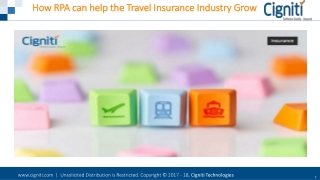 How RPA can help the Travel Insurance industry grow