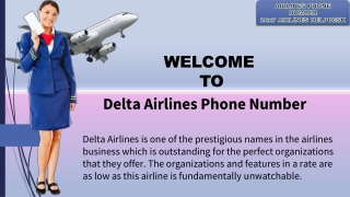 Delta Airlines Phone Number