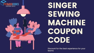 Singer Coupon Code | Up to 40% Off