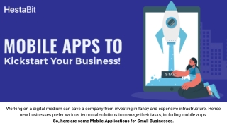 Mobile Apps to Kickstart Your Business!