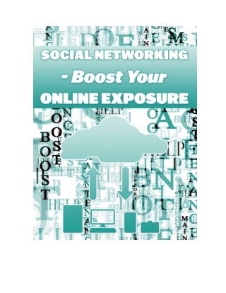 Social Networking Boost Your Online Exposure