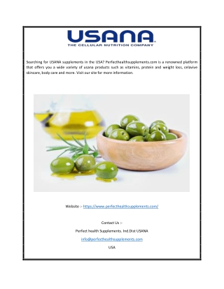 Usana | Perfecthealthsupplements.com