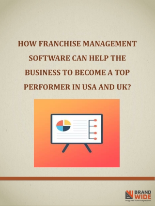 Franchise Management Software help businesses to turn a top performer