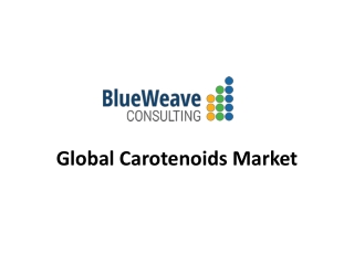 Carotenoids Market Growth Analysis
