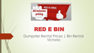 Dumpster Rental Prices | Bin Rental Victoria