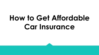 Cheap Car Insurance Quotes