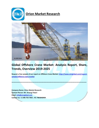 Offshore Crane Market Research and Forecast 2019-2025