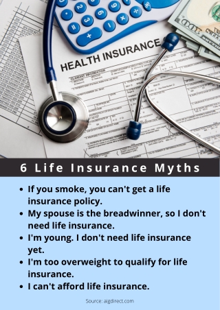 6 Life Insurance Myths