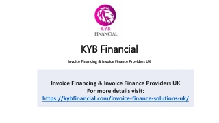 Invoice Finance Providers in the UK