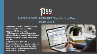 IRS 1099 INT | Form 1099 Online | Blank 1099 Form 2020 Printable